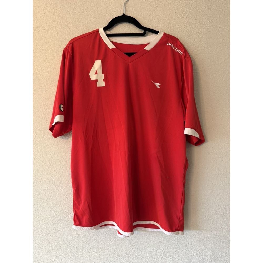Diadora Italy Soccer Jersey/Shirt - Short Sleeve Football Soccer-Men's  Sz XL